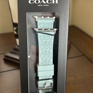 Coach slate blue watch band